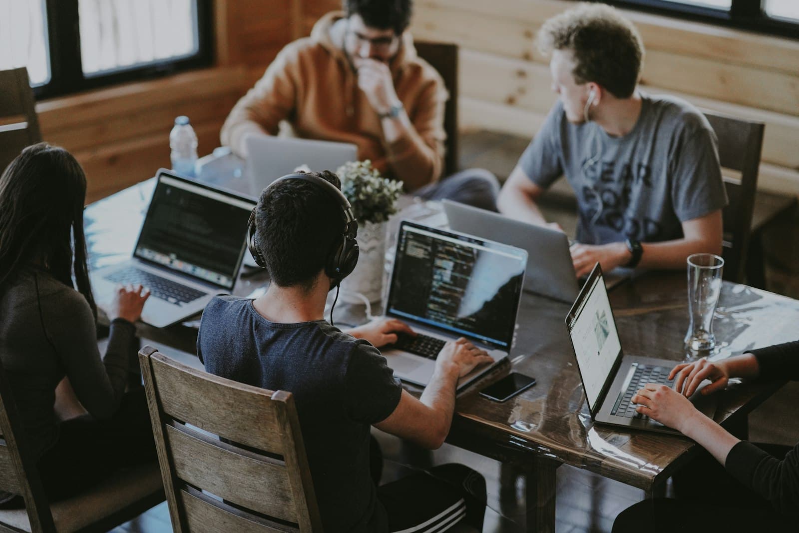 The TechCirkle team collaborating on a project