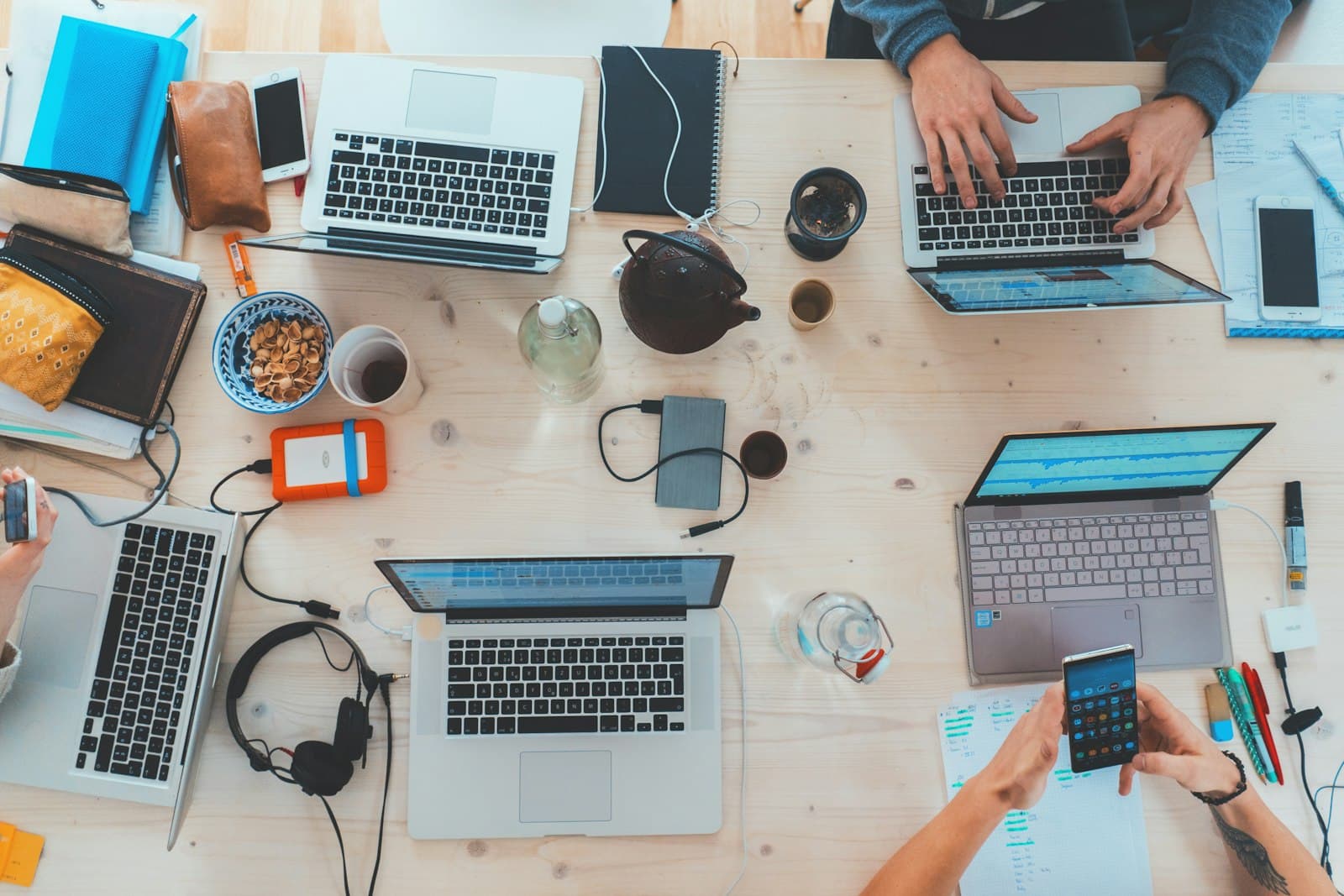 TechCirkle team in a working session